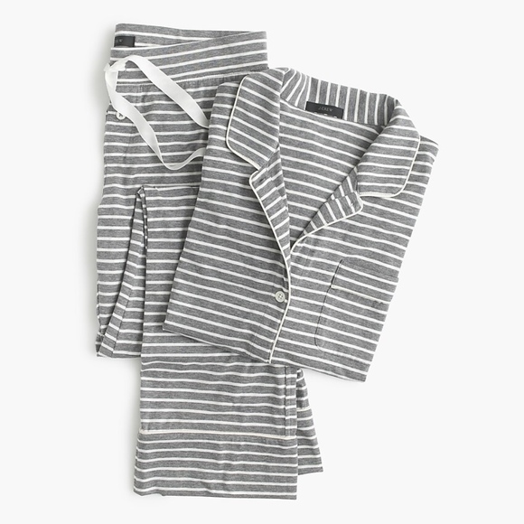 J. Crew Other - New JCREW Dreamy cotton pajama set in stripe